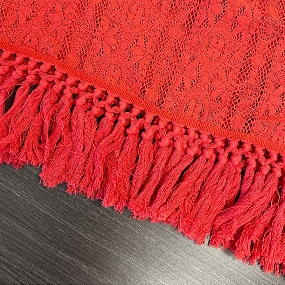 EYESHADOW size L Vermillion Bohemian Lace Top with Fringe Detail at wais… - Picture 9 of 11